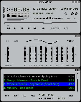 Lcd Amp Gray