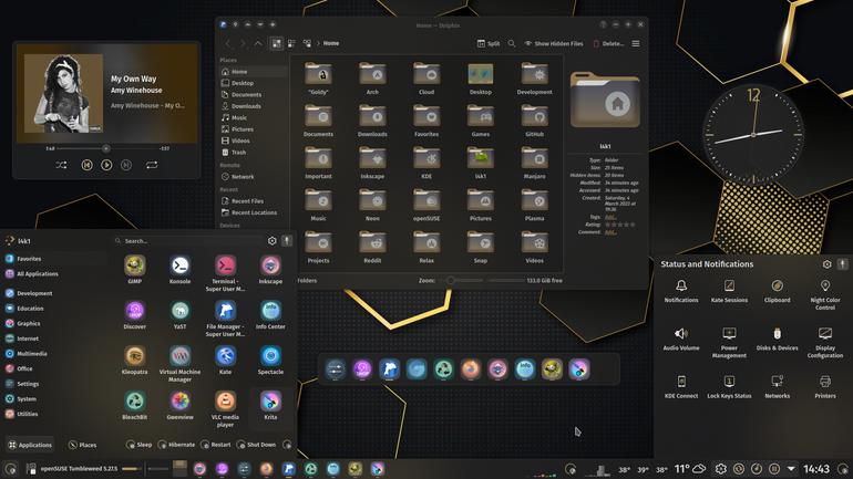 Goldy-Dark-Plasma