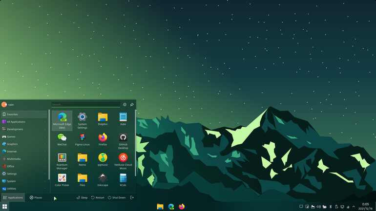 ArcAurora-dark Plasma Theme