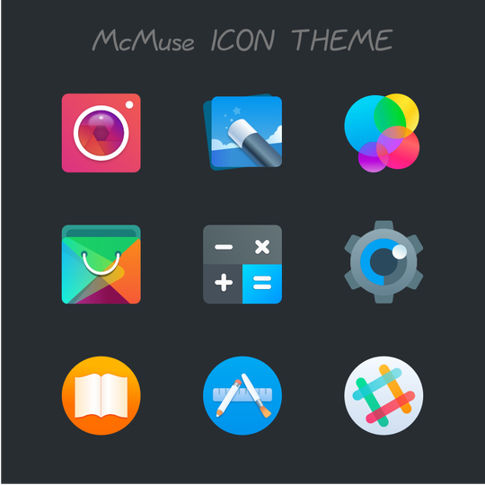 Apple McMuse icon theme