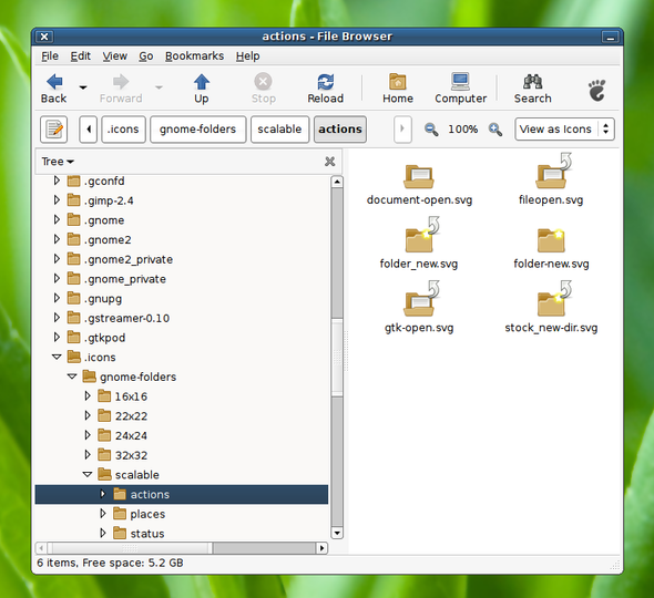 Gnome Folders