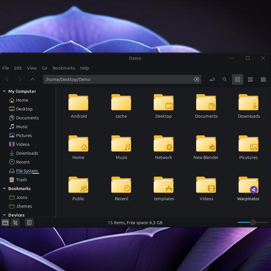 Modern Office Night Icons