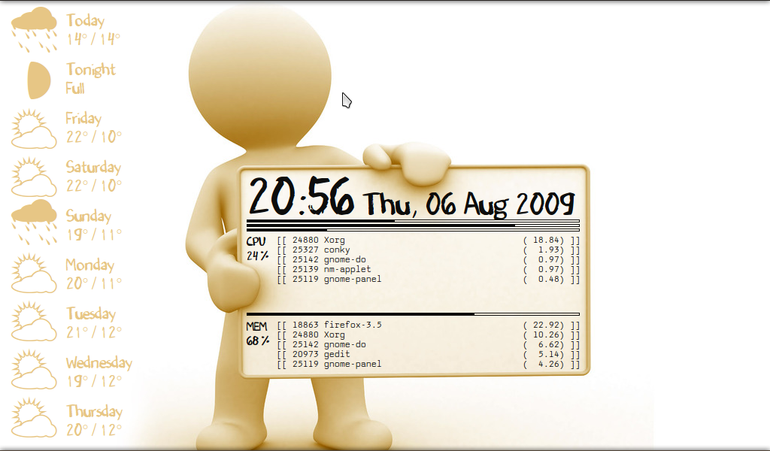 Announcement Conky Package