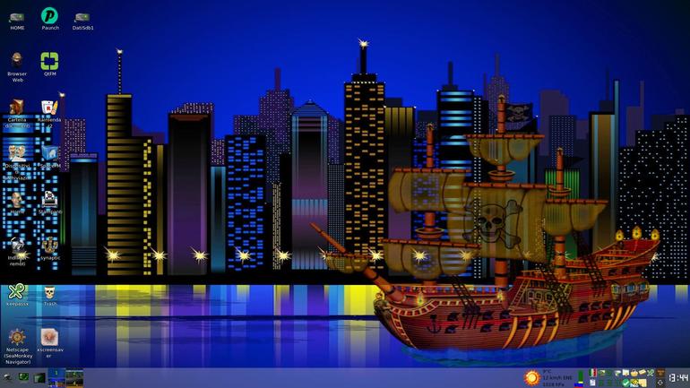 Pirate Skull Of Anup REVISED for Trinity Desktop TDE